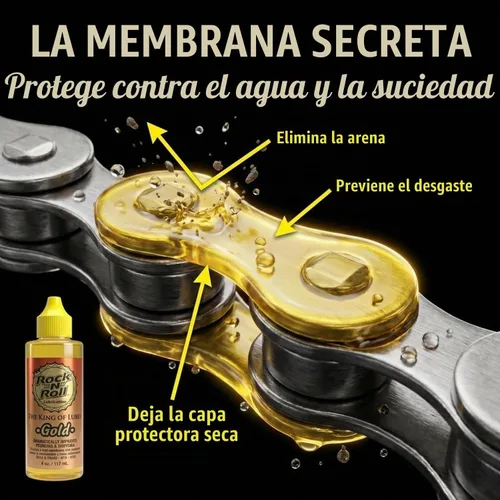Vista 5 de Rock N Roll Gold Chain Lubricante, 4 onzas (paquete de 2)