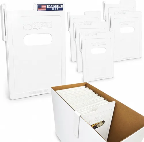 Vista 11 de SIDEKICK Divisor de caja de cómics (individual) caja corta/larga, el divisor de almacenamiento de cómics se mantiene en su lugar para proteger lo