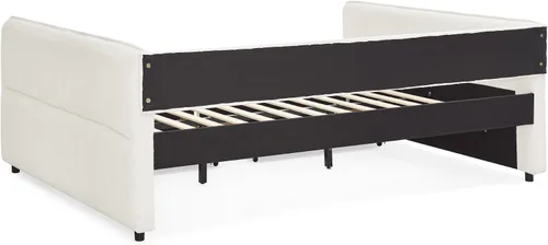 Vista 8 de Sofá cama tapizado tamaño Queen con cajones para adolescentes adultos