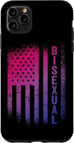 Vista 11 de Funda para iPhone 15 Bisexual Bandera Americana Patriótica Bi Pride 4 de julio