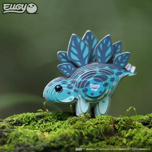 Vista 2 de EUGY Rompecabezas de papel 3D ecológico 007 Stego [nuevo sello]