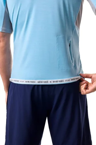 Vista 3 de Camiseta de manga corta para hombre - Protección solar UPF 50+ - Ultimate Azul ártico