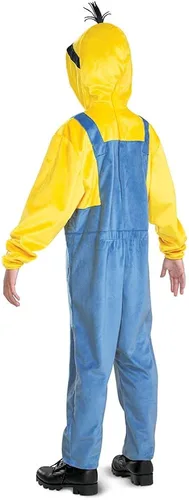 Vista 2 de Disfraz de Minion de Kevin para niños atuendo oficial de Minions Rise of Gru y tocado Azul Amarillo