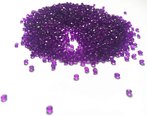 Vista 15 de Diamantes acrílicos, cristales redondos de imitación, gemas del tesoro para confeti de mesa, dispersos de mesa, rellenos de jarrón, artes