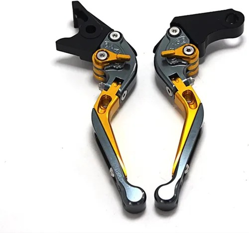 Vista 19 de Bajaj Dominar 400 2017-2018 Accesorios de motocicleta CNC aluminio plegable extensible palanca de embrague de freno