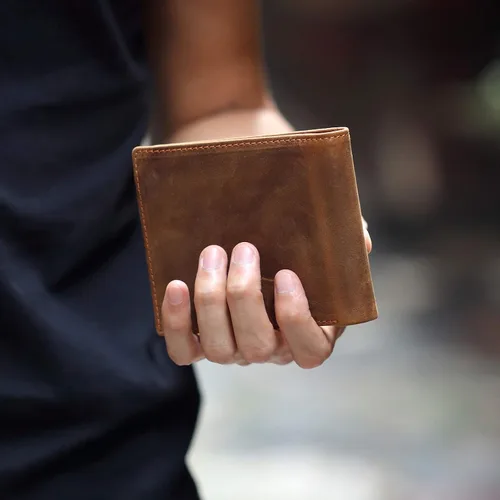 Vista 6 de Cartera personalizada grabada para hombres, regalo para novio, esposo