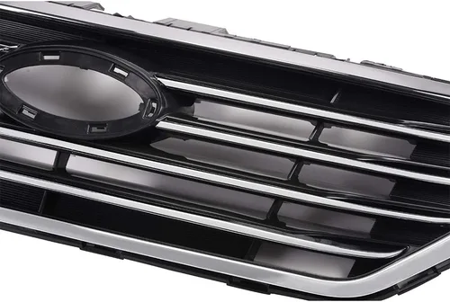 Vista 7 de CHEDA Parrilla delantera, compatible con Hyundai Sonata 2015 2016, montaje de rejilla superior con moldura cromada Hyundai Sonata, Asamblea