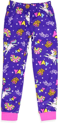 Vista 5 de Nickelodeon JoJo Siwa - Conjunto de pijama de 2 piezas para niña con diseño de lazo y lazo