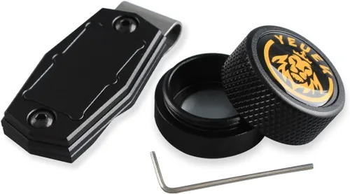 Vista 29 de TAOM - Soporte para tiza de billar, herramienta práctica redonda, accesorios de billar, mini estuche magnético para punta de tiza, contenedor