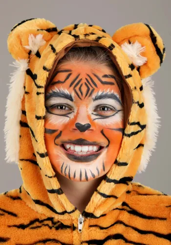 Vista 3 de Disfraz Premium de Tigre para Niños Multicolor