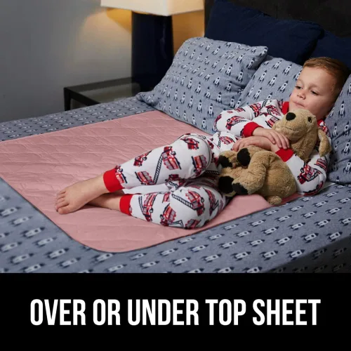 Vista 9 de GORILLA GRIP Almohadillas Lavables, Protectores de Cama Impermeables Reutilizables de Alta Absorción para Incontinencia, Protector de Colchón a