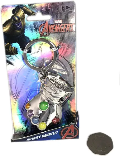 Vista 5 de Marvel Thanos Guante peltre clave Anillo
