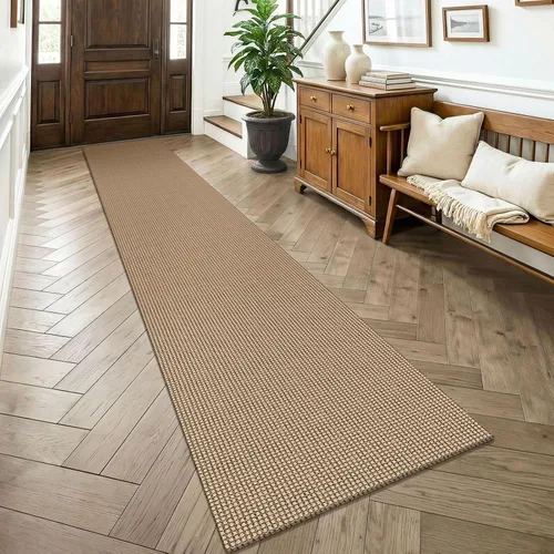 Vista 49 de KOZYFLY - Tapete para puerta de interior, lavable, pequeña, antideslizante, con respaldo de goma, felpudo de algodón para el hogar, color negro