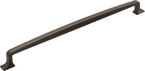 Vista 10 de Amerock Mango de electrodoméstico Champán dorado 18 pulgadas (457 mm) de centro a centro Westerly paquete de 1 unidad Jaladera de cajón