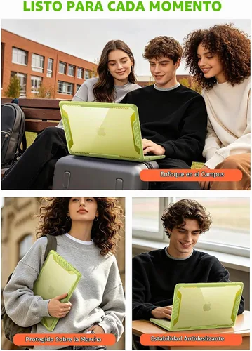Vista 6 de SUPCASE Funda para MacBook Neo de 13 pulgadas 2026, modelo A3404 A18 Pro Cítrico
