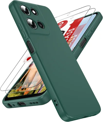 Vista 184 de LeYi Funda para Motorola Moto G Play 4G 2024: Funda para Moto G Play 4G 2024 con funda delgada y antiarañazos, silicona líquida a prueba de golpes