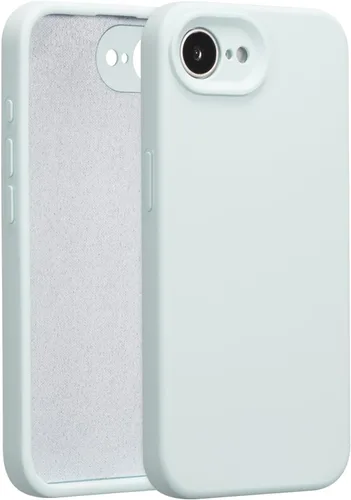 Vista 123 de Funda de silicona para iPhone Air, con [protección completa de la cámara] [forro de microfibra suave antiarañazos], funda de silicona líquida ultra