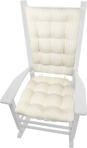 Vista 16 de Barnett Home Decor Madrid Cojines Naturales para Mecedora - Almohadilla de Asiento de Mecedora Rellena de Espuma de Látex 16.5 x 18 pulgadas y Cojín