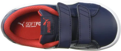 Vista 5 de PUMA Unisex-Child Smash 2 Hook and Loop Sneaker