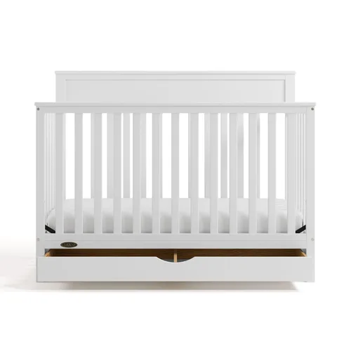 Vista 3 de Graco Shiloh - Cuna convertible 5 en 1 con cajón - Cuna de bebé con certificación GREENGUARD Gold hecha de madera, se convierte en cama infantil
