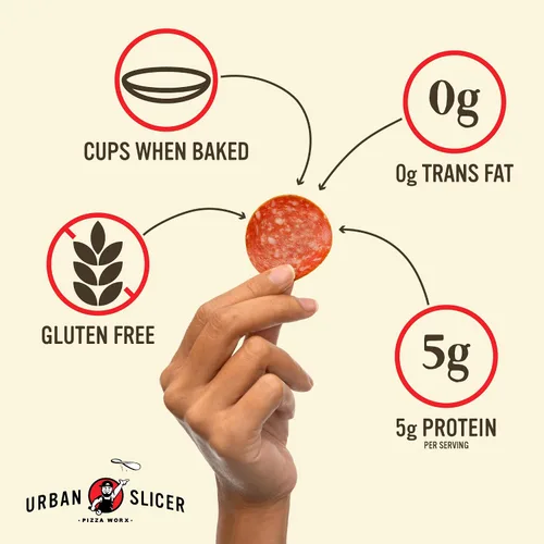 Vista 3 de Urban Slicer Pizza Worx - Pepperoni picante - 5 oz. Paquete