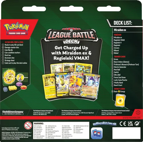 Vista 4 de Pokémon TCG: Mazo de Batalla de Liga Miraidon ex