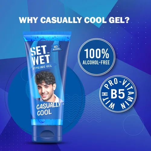 Vista 3 de Set Wet Gel para el cabello - Tubo Cool Hold de 3.4 fl oz