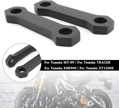 Vista 5 de Topteng Kit de eslabones de bajada de aluminio CNC para Yamaha MT-09 (FZ-09) 2013-2020, MT-09 TRACER (FJ-09) 2015-2016, TRACER 900 2017-2020, TRACER