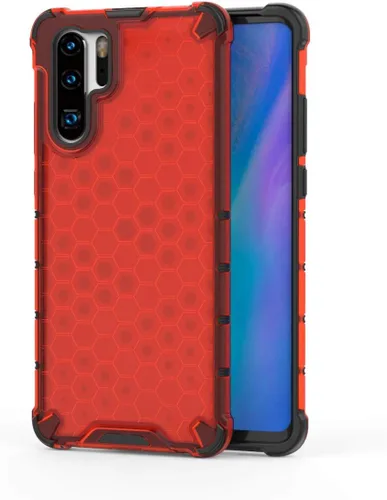 Vista 81 de Pzwoxukhov Funda compatible con Huawei Nova 3i, compatible con Huawei P Smart+ 2018 Honeycomb Anti-Drop Shock-Absorbing Case Negro