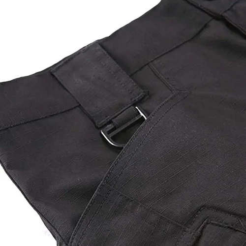 Vista 2 de KEFITEVD Pantalones cargo para hombre, tácticos, militares, ligeros, antidesgarros, con múltiples bolsillos
