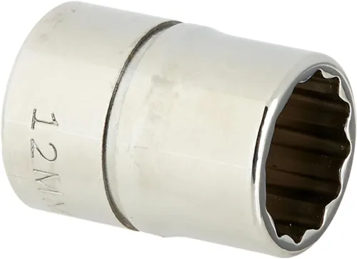 Vista 25 de Williams JHWB-1232 - Zócalo poco profundo de 3/8 pulgadas, SAE de 12 puntos, 1 pulgada, acabado cromado pulido