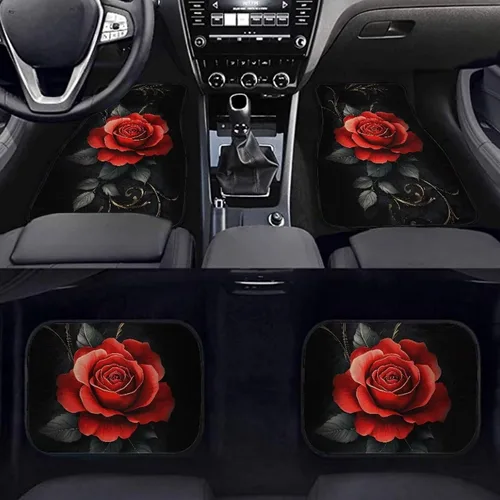 Vista 20 de Tapetes personalizados para piso de automóvil, alfombras personalizadas para piso de automóvil con tu nombre de imagen personalizado, texto, juego