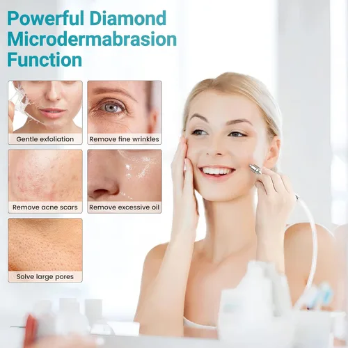 Vista 5 de MYSWEETY Máquina de terapia al vacío, juegos de terapia de ventosas 3 en 1, máquina profesional para el cuidado de la piel facial con pistola