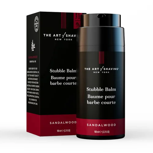 Vista 3 de The Art of Shaving Bálsamo para barba, acondicionador para rastrojos para hidratar la piel y el cabello, sándalo, 3.3 onzas