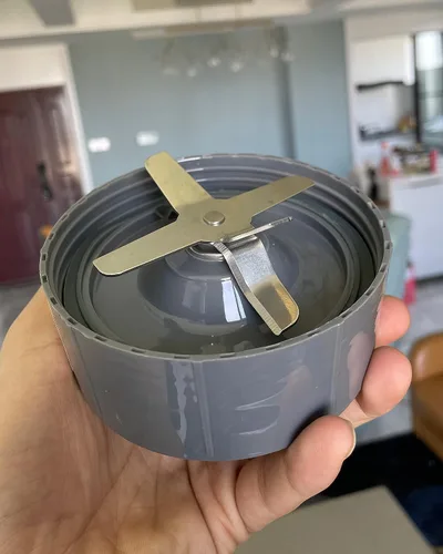 Vista 5 de Cuchilla extractora de repuesto compatible con la serie NutriBullet de 600 W y 900 W, hoja cruzada con anillo de sellado de junta de goma