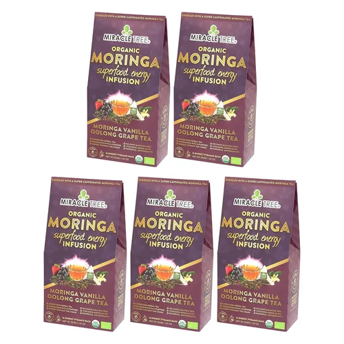 Vista 20 de Miracle Tree 's Energizing Moringa Infusion - Chai Mezcla súper cafeína Alternativa de café saludable, perfecta para concentrarse Certificado