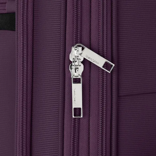 Vista 8 de Samsonite Element 3-PC Soft Side 21/25/29 (De Mano, Mediano, Grande a Cuadros), Ligero Expandible Equipaje Set 2 Bolsillos Delanteros y Laterales