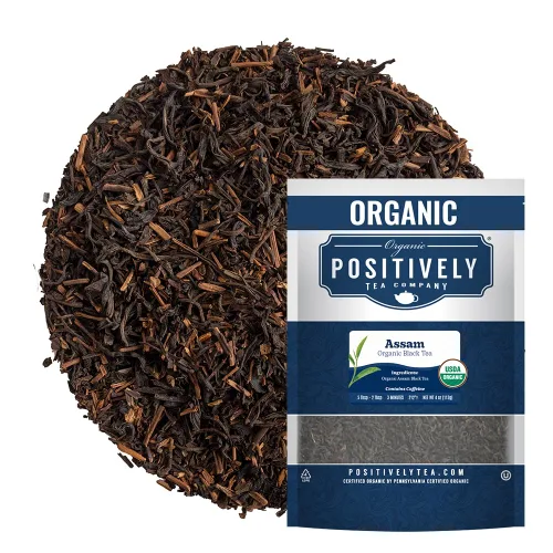 Vista 57 de Bolsas de hojas sueltas para té. Orgánicas por USDA. Positively Tea LLC.