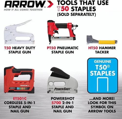 Vista 7 de Arrow Paquete múltiple de grapas de alambre fino 21MP1 JT21 para pistolas de grapas y grapadoras, uso para tapicería, paquete 1875 y Arrow 508 Heavy