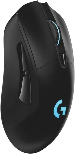 Vista 2 de Logitech G 703 Lightspeed - Mouse inalámbrico para juegos de grado profesional, 16,000 DPI, RGB, pesos ajustables, 6 botones programables, memoria