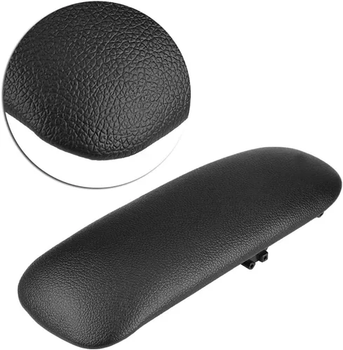 Vista 3 de Tapa de la consola central, almohadilla para reposabrazos - Cuero artificial duradero - Negro