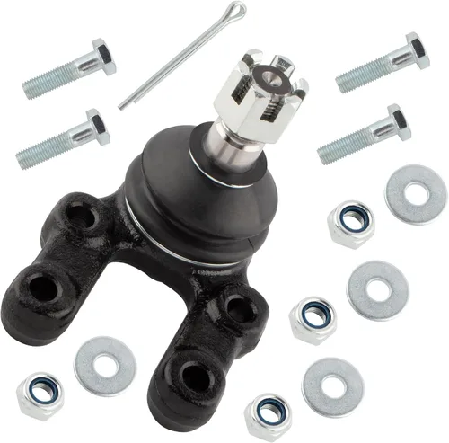 Vista 6 de Juego de 8 varillas de acoplamiento exteriores interiores delanteras + kit de rótulas inferiores superiores para Nissan D21 1994 4WD, para Nissan