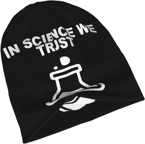 Vista 5 de in Science We Trust BeanieWinter Stylish Warm for Men Women Knitted Beanie Hat