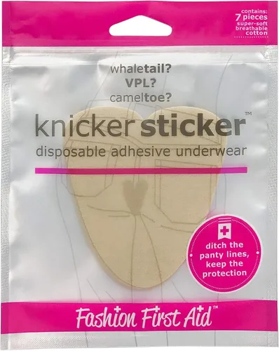 Vista 6 de Fashion First Aid Knicker Sticker: Disposable Adhesive Stick on Underwear, 7 Pieces