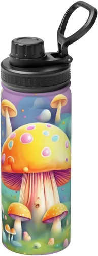 Vista 17 de American Spain Flag Insulated Stainless Steel Kettle Print Funny Water Bottle Insulated Ideal for Sports and Travel