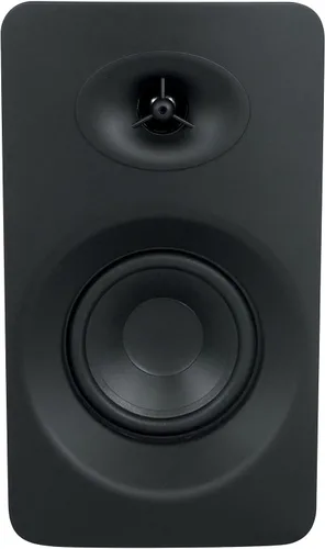 Vista 5 de Rockville ASM4 - Altavoces de monitor de estudio alimentados por USB, par de 4", 2 vías, 200W, color negro, Bluetooth, entrada óptica, perfectos
