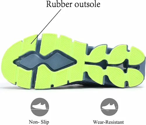 Vista 5 de Zapatos para correr para hombres, zapatos de deporte de moda, transpirable, antideslizante, gimnasio, deportes de trabajo, entrenadores