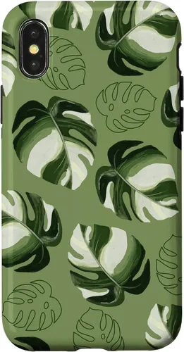 Vista 5 de Monstera Deliciosa Leaves Plant Leaf Botanical Nature Case for iPhone 16