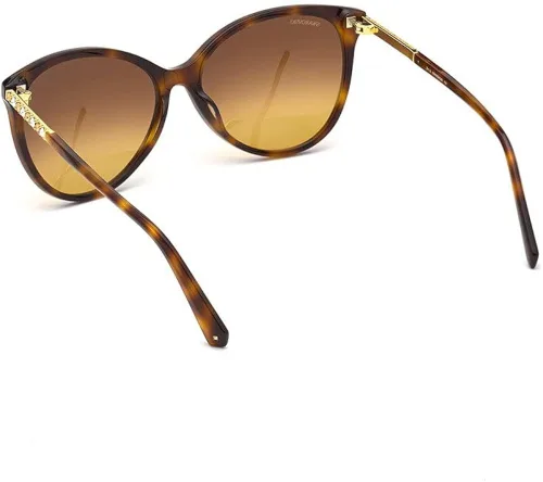 Vista 3 de Gafas de sol Swarovski SK 0309 52F Dark HavanaGradient Brown, Habana oscuro