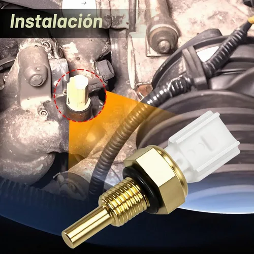 Vista 6 de Sensor de temperatura del refrigerante, sensor de temperatura del agua ECT, interruptor de temperatura compatible con Honda Accord Civic HR-V Pilot